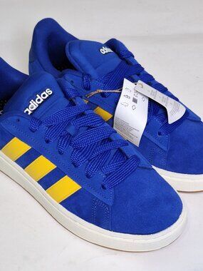 Adidas Mens Size 11 Grand Court Alpha 00s NEW Blue Yellow Low Retro Sneakers